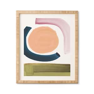 "Art Nature 1" by Dan Hobday Bamboo Framed Abstract Art Print 14 in. x 16.5 in.