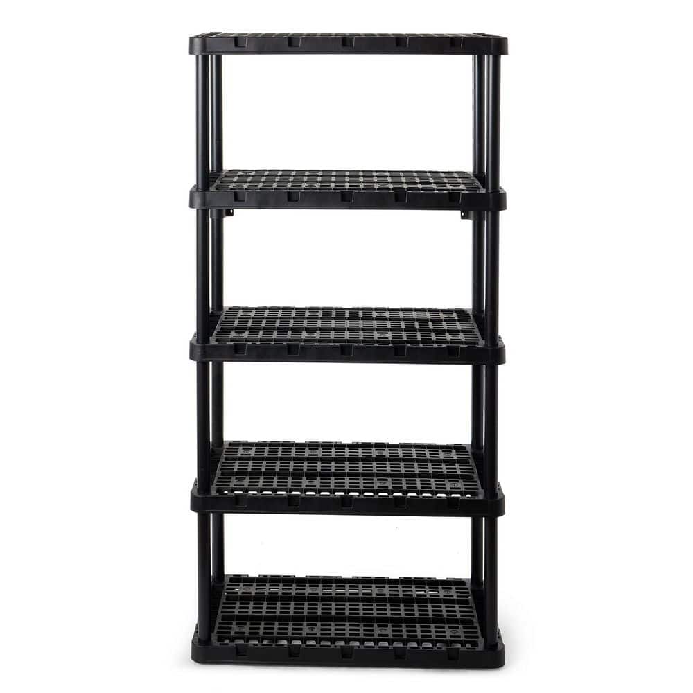 5 Shelf Knect-A-Shelf Ventilated Heavy Duty Storage Unit, 18 in D x 36 in W x 72 in H, Black price history on PriceWatchPro