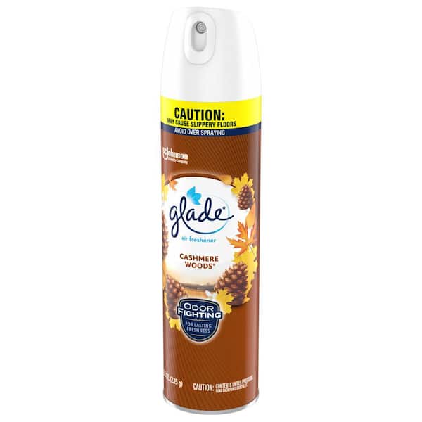 Glade 8.3 oz. Cashmere Woods Room Air Freshener Spray 346464 The Home Depot