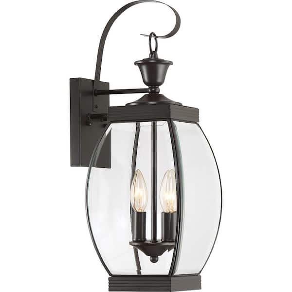Quoizel Oasis 1-Light Medici Bronze Outdoor Wall Lantern Sconce