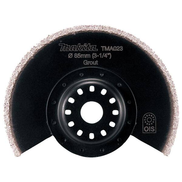 Makita 3-1/2 in. Tipped Carbide Segmented Saw Blade, Compatible with Oscillating Multi Tools
