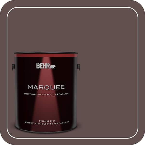 BEHR MARQUEE 1 gal. #720B-7 Spanish Raisin Flat Exterior Paint & Primer