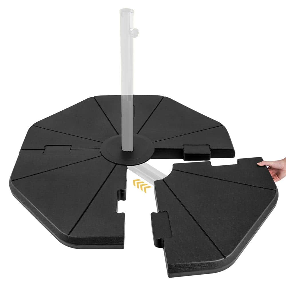 4-Piece 18 lbs. Plastic Patio Umbrella Base in Black price history on PriceWatchPro