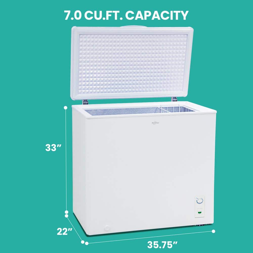 Koolatron White 7.0 cu ft Energy Star Chest Freezer