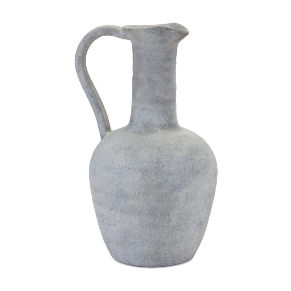 "12"" Gray Resin Round Pitcher Vase" price history on PriceWatchPro