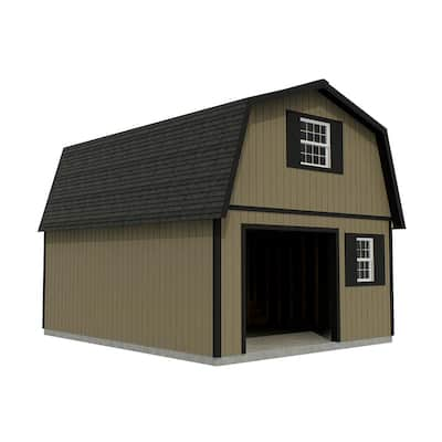 2-Car Garage - Wood