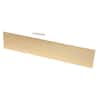 Everbilt 6 in. x 30 in. Bright Brass Kick Plate 14285 - The Home Depot