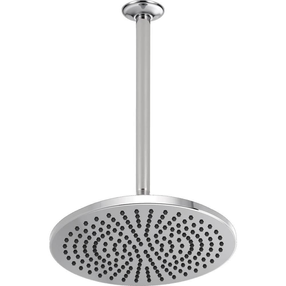 14-Inch Chrome Ceiling Mount Shower Arm with Ball Joint