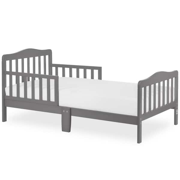 Dream On Me Classic Design Steel Grey Toddler Bed