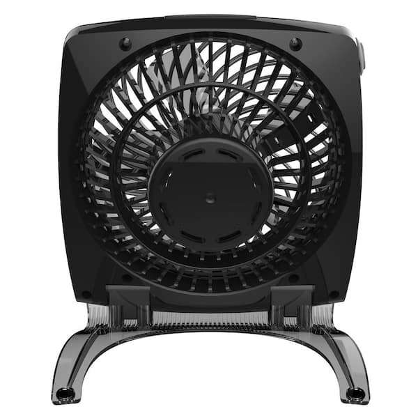 Mini Fan, Kloudic 6000 mAh Small Personal Fan with 3 Speeds with 180°  Oscillation , Hanging Hook, LED Light, Power Bank for Home Office Car  Outdoor Travel, Black 