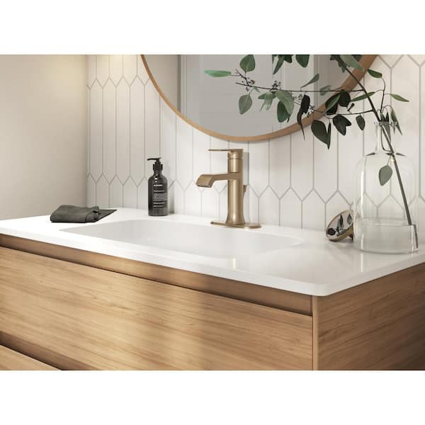 Genta Single Hole Single Handle Bathroom Faucet in Bronze Gold (2-pack) Genta Single Hole Single Handle Bathroom Faucet in Bronze Gold (2-pack)