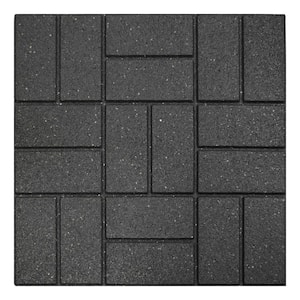24 in. x 24 in. Recycled Rubber Paver, Earth (Pack of 4)