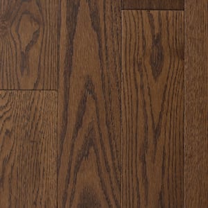 Take Home Sample - Wire Brushed Oak Bark Solid Hardwood Flooring- 5 in. x 7 in.