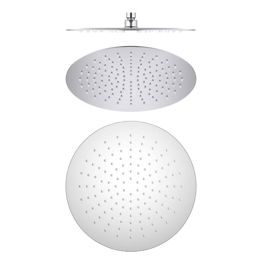 3-Spray Patterns with 1.75 GPM 12 in. Wall Mount Mist, Rain Fixed Shower Head with Pressure Balance in Chrome price history on PriceWatchPro