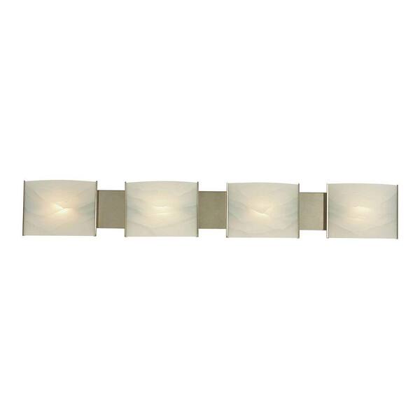 stainless steel vanity light