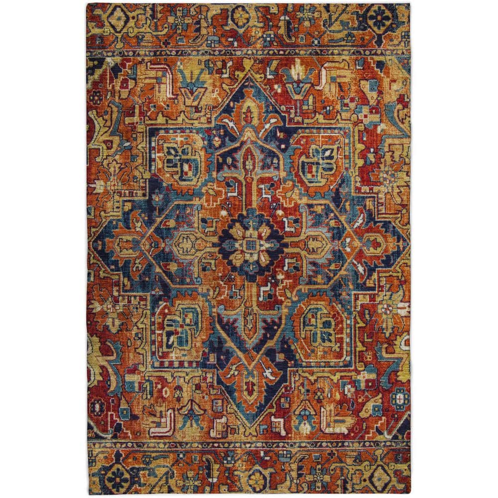 Dream Shag Premium Machine Washable Abstract ADS570 Paprika 10 ft. x 14 ft. Area Rug price history on PriceWatchPro
