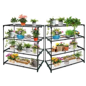 42 in. W x 17 in. D x 42 in. H Greenhouse Shelving Staging Outdoor/Indoor Plant Shelves