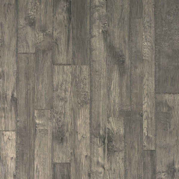 Pergo Outlast+ Bayshore Grey Hickory Laminate Flooring 5 in. x 7 in. - Take Home Sample
