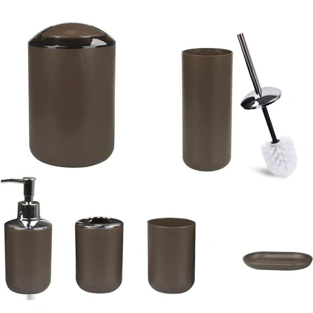 CERBIOR Bathroom Accessories Set Bath Ensemble Includes Soap Dispenser