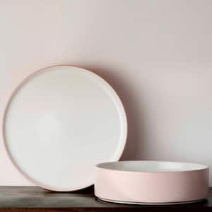 Colortex Stone Blush 11.5 in. Porcelain Round Platter