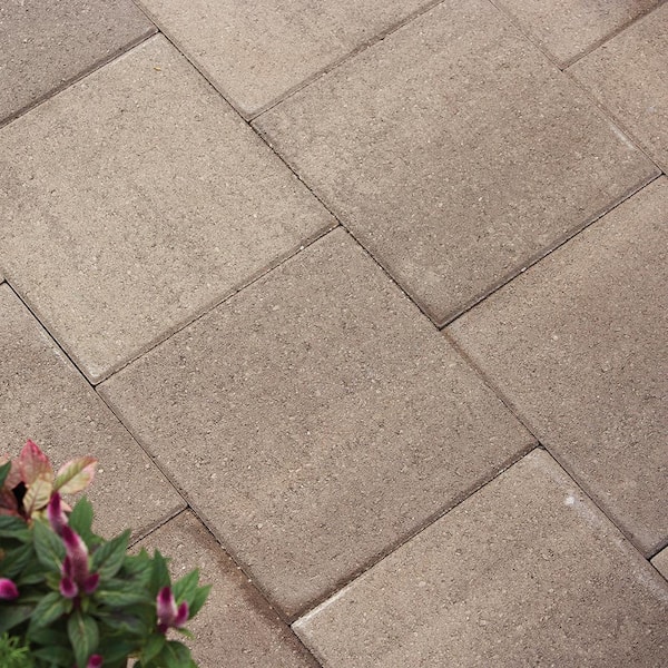 16 in. x 16 in. x 1.77 in. Pecan Square Concrete Step Stone(84-Pieces/149 sq. ft. /Pallet)