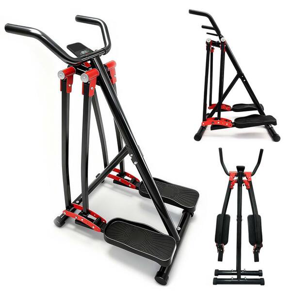 Air Walking Elliptical Machine - Foldable Cardio Cross Trainer Glider ...