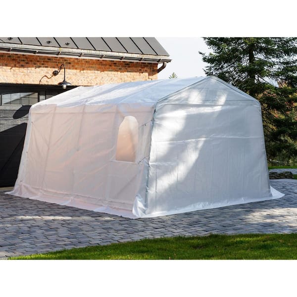 11 ft. x 16 ft. Clear Car Garage without Floor
