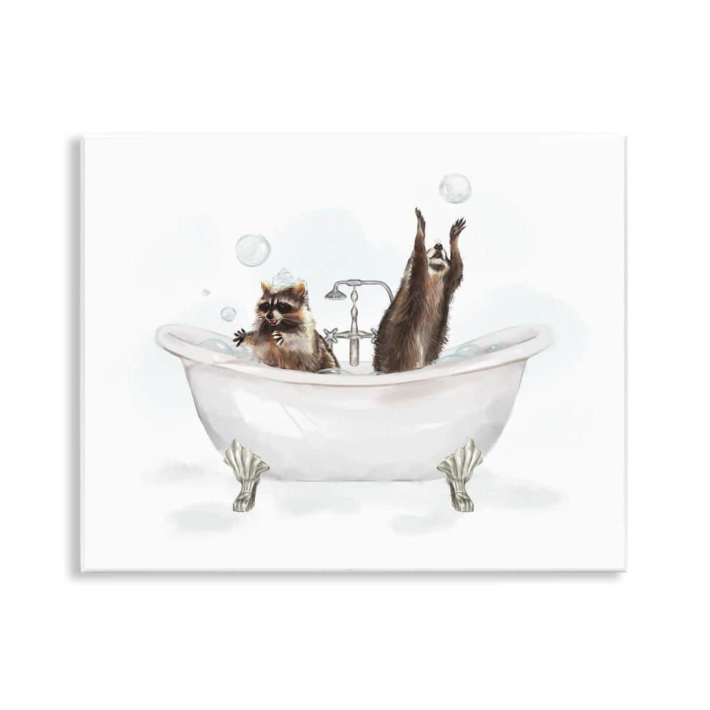 Raccoons Catching Bubbles by Ziwei Li 1 Piece Unframed Animal Graphic Art Print 11 in. x 14 in. price history on PriceWatchPro