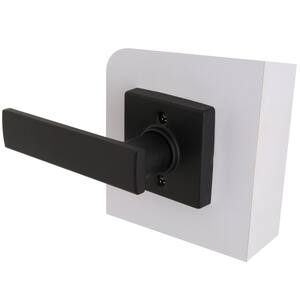 Westwood Matte Black Dummy Door Lever with Square Rose