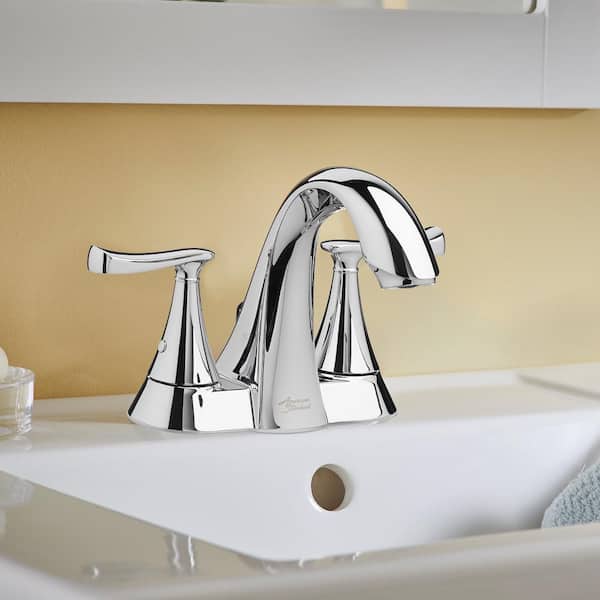 Chatfield 4 in. Centerset 2-Handle Bathroom Faucet in Polished Chrome