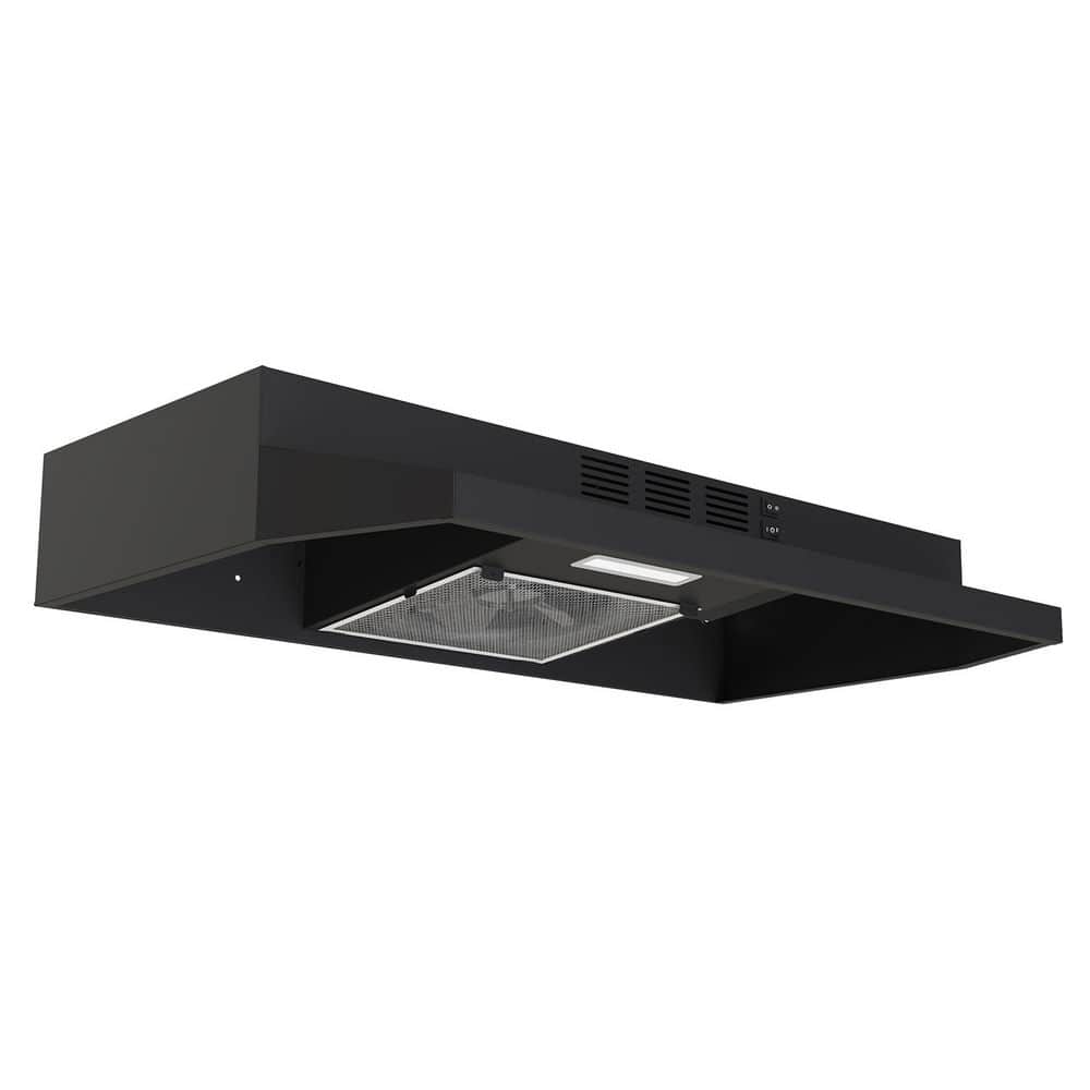 30 in. 280CFM Under Cabinet Range Hood Stainless Steel Vent Hood w/Rocker Button Control, 2 Speeds Exhaust Fan price history on PriceWatchPro