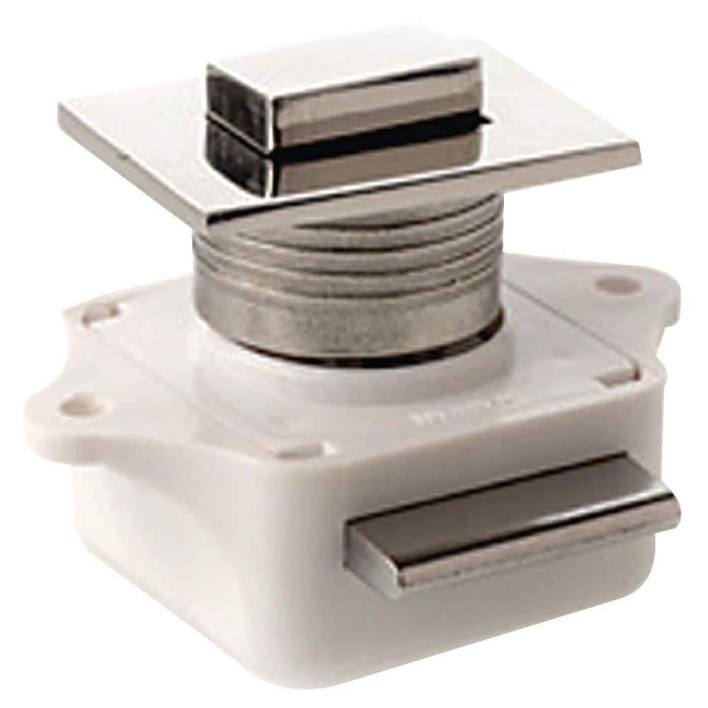 SeaDog Push Button Rim Latch Square, Stainless/Plastic Housing