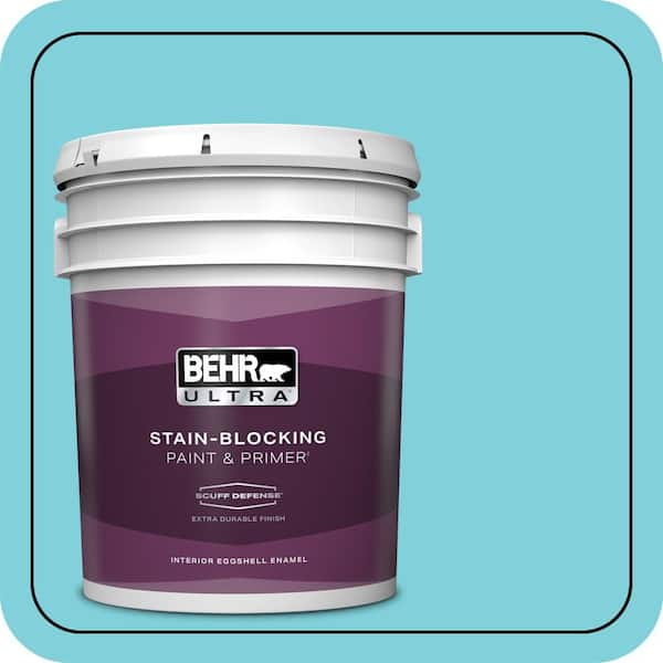BEHR ULTRA 5 gal. #P470-3 Sea of Tranquility Extra Durable Eggshell Enamel Interior Paint & Primer
