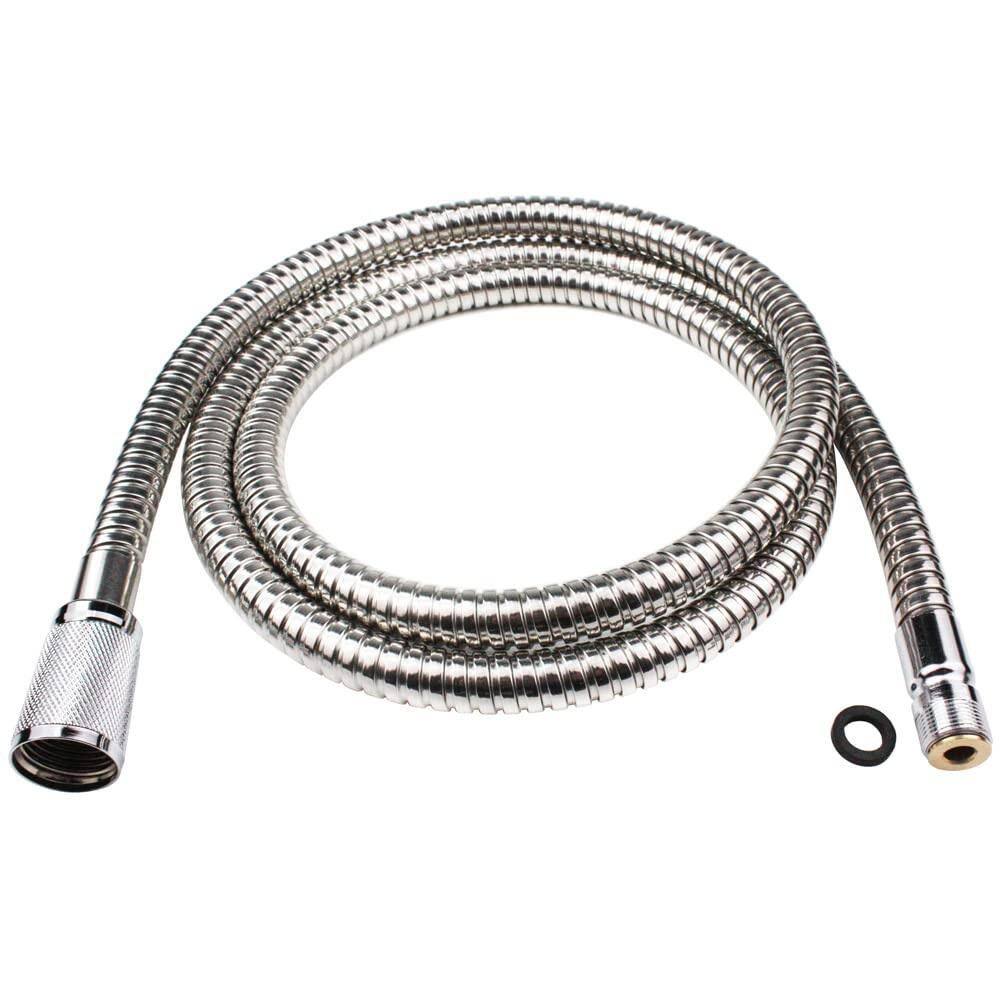 46092000 59 in. W x 0.9 in. D Chrome Finish Pull Out Spray Hose Replacement for Kitchen Faucets price history on PriceWatchPro