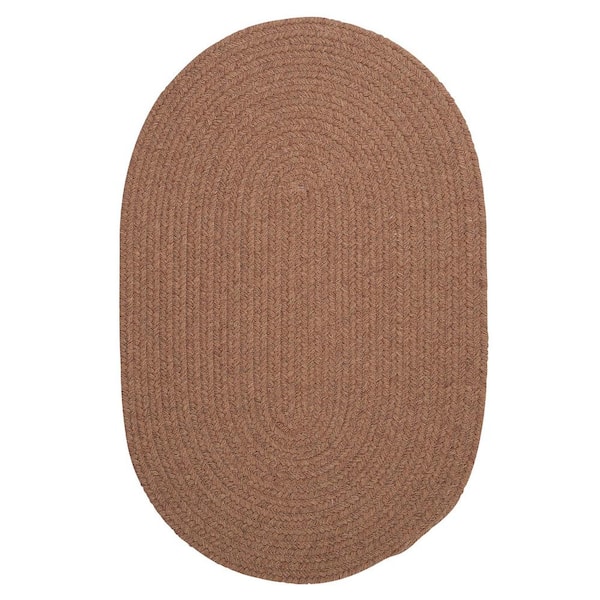 Home Decorators Collection Edward Mocha 2 ft. x 6 ft. Braided Runner Rug