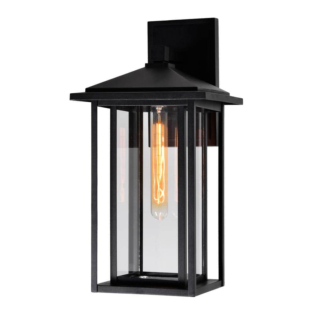 Crawford 1 Light Black Outdoor Wall Light price history on PriceWatchPro