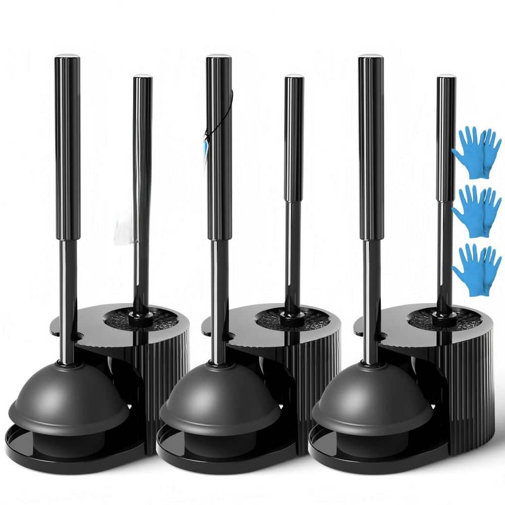 2 in 1 Toilet Brush and Plunger Set, Extended Handle Plunger,Toilet Bowl Brush Plunger Set price history on PriceWatchPro