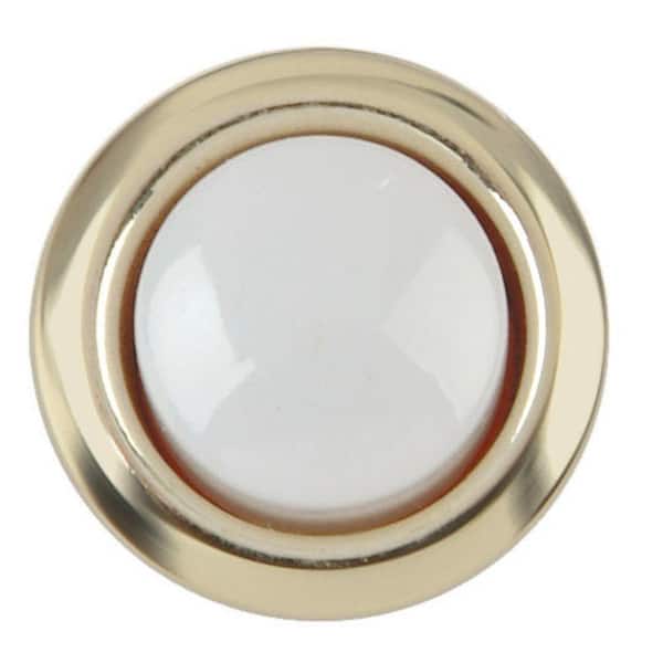 Carlon Wired Door Bell Push Button, Gold (6 per Case)