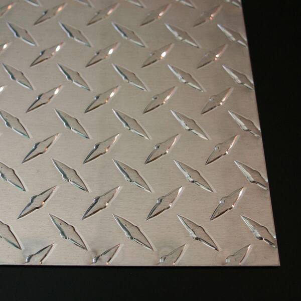 .125 1//8/" Aluminum Diamond Plate Sheet Plate 12/" x 18/"