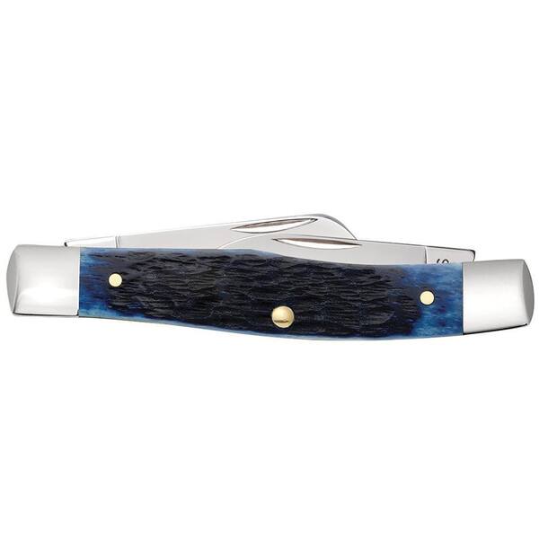 W.R. Case and Sons Cutlery Co. Navy Blue Bone Rogers Jig Medium