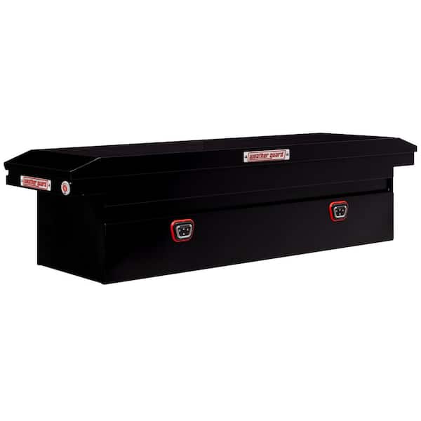 Weather Guard 72 in. Gloss Black Steel Full Size Low Profile Crossover Truck Tool Box