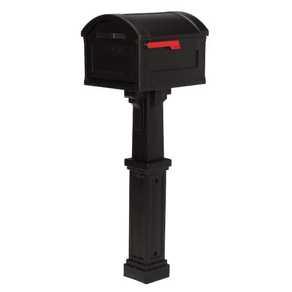 Architectural Mailboxes Grand Haven Black, Extra Large, Plastic