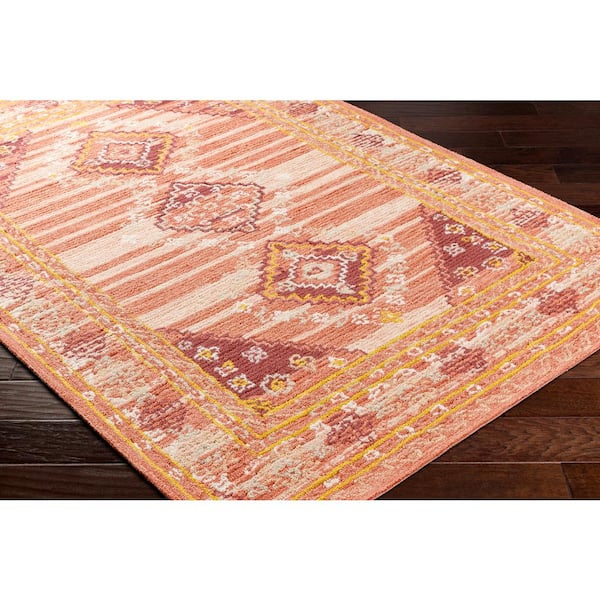Addyson Red/Cream 2 ft. x 3 ft. Traditional Indoor Area Rug