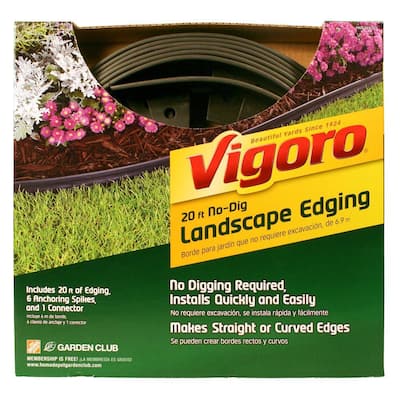 Landscape Edging Landscaping Supplies The Home Depot