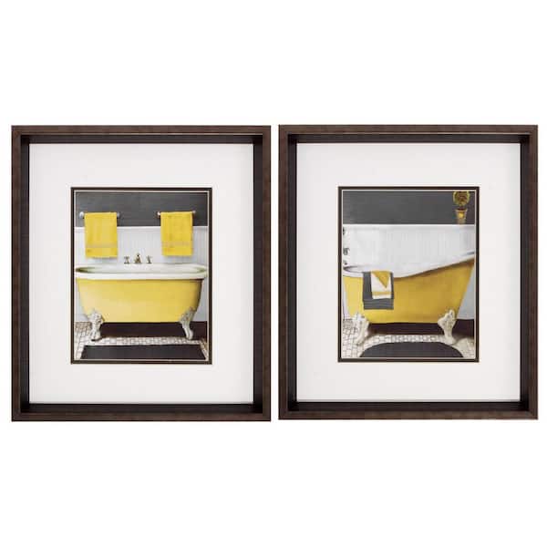 HomeRoots Victoria Brushed Brown Gallery Frame (Set of 2 )