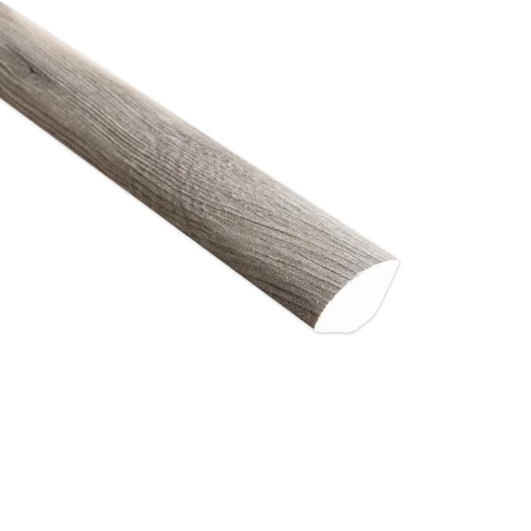 Unbranded Garrett Oak Hybrid Resilient 0.77 in. T x 0.77 in. W x 94 in. L Waterproof Quarter Round Molding