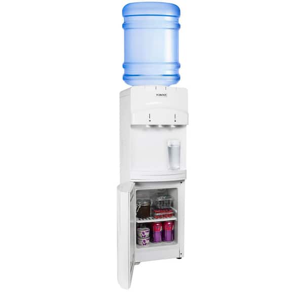 IGLOO IGLWCRFTL353CRHWH Cold & Hot Top Loading Water Dispenser with Refrigerator - 3