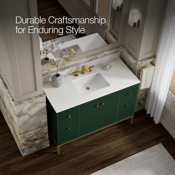 KOHLER Calpa 48 in. Single Sink Emerald Green Bath Vanity with