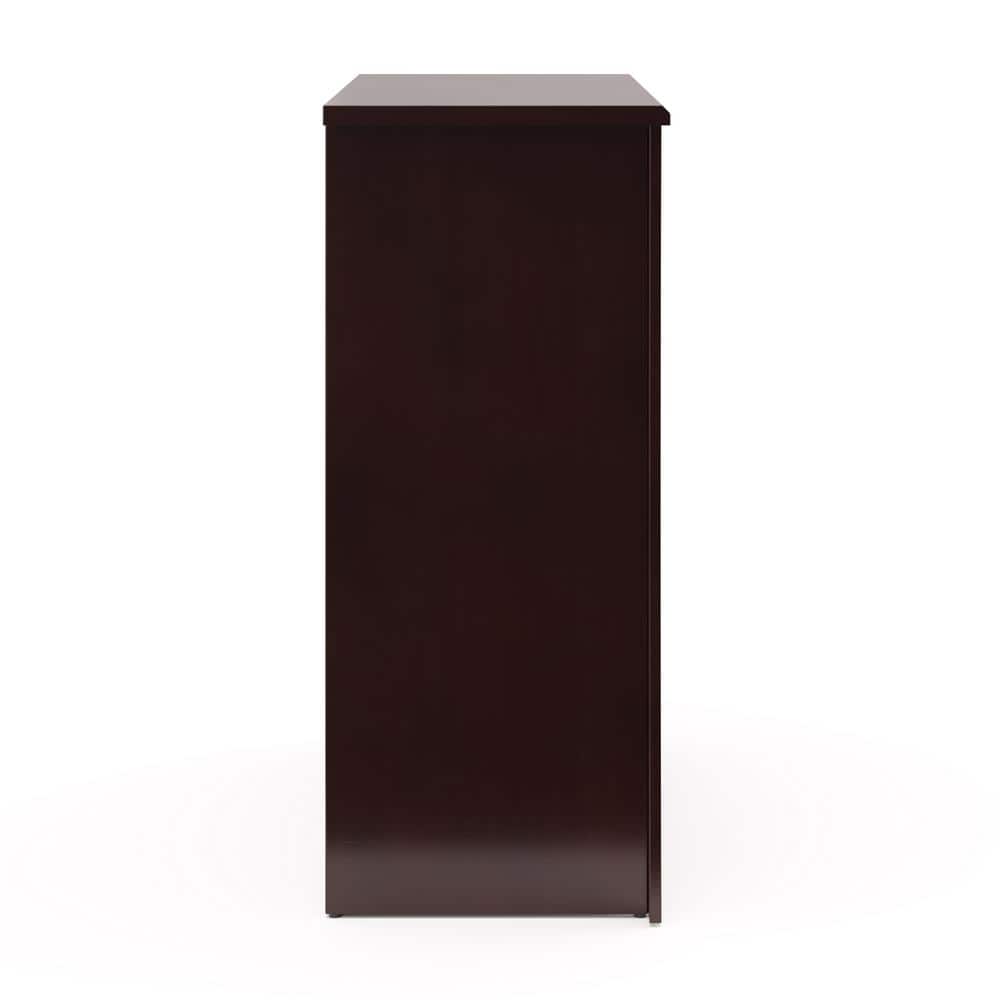 Espresso Double Nursery Vertical 4-Drawer Chest