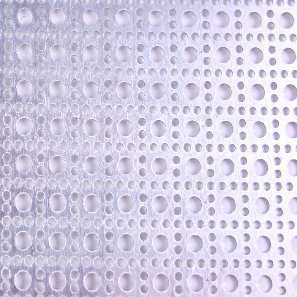 Silver Perforated Aluminum Sheet for Indoor/Outdoor Projects